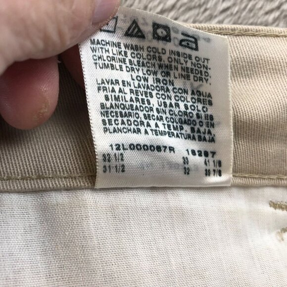 Riders By Lee Womens Pants 8M Beige Easy Care Straight Leg Chino Casual Trouser - Picture 11 of 13